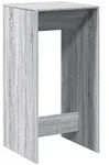 vidaXL Bartisch Grau Sonoma 51x50x103,5 cm Holzwerkstoff