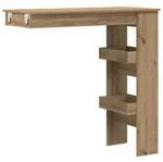 vidaXL Wand-Bartisch Artisan-Eiche 102x45x103,5 cm Holzwerkstoff