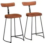 vidaXL Barhocker 2 Stk. 49x43x88 cm Mango Massivholz