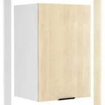 VCM K&uuml;chenm&ouml;bel H&auml;ngeschrank Fasola Wei&szlig; / Honig-Eiche H. 60 x B. 40 x T. 31 cm