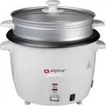 Reiskocher 1.8L 700W Dampfgarer Rice Cooker ALPINA