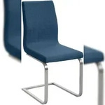 CLP Esszimmerstuhl Belfort Stoff blau
