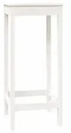 vidaXL Bartisch Wei&szlig; 50x50x110 cm Massivholz Kiefer