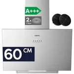 CIARRA Kopffreihaube A+++ 650 m3/h Dunstabzugshaube 60 cm Kopffreie...