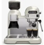 Klarstein Bella Caf&eacute; Espressomaschine | Vintage | Mahlwerk | 19 bar | Milchschaum 
