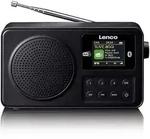 Lenco PDR-033BK - Tragbares DAB+/FM-Radio mit Bluetooth&reg; und wiederaufladbarem Akku