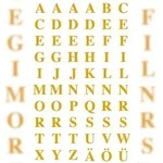 Avery Zweckform&reg; 3727 3721 Buchstaben-Etiketten -...