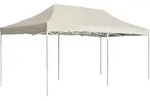 vidaXL Profi-Partyzelt Faltbar Aluminium 6x3 m Creme