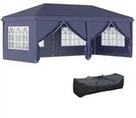 Outsunny - Pavillon - 5,85x 2,95m - UV-Schutz - Stahl - blau