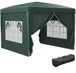 Outsunny - Faltpavillon - 3 x 3 m - gr&uuml;n