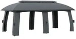 Outsunny - Pavillon - 300Lx600Wx278Hcm - Dunkelgrau