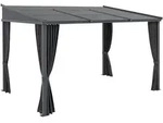 Outsunny - Pergola - 365Lx255Wx242Hcm - Dunkelgrau