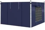 Outsunny - Seitenw&auml;nde - 145B x 190H cm - blau
