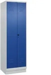 C+P W&auml;sche-/Kombispind Classic PLUS, Sockel, 2 Abteile, 1950x600x500mm,...