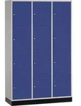 C+P Schlie&szlig;f.schrank 8470302S10026 12F&auml;cher 1950x1220x500mm lgr/ebl