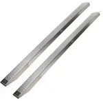 Baumarktplus TRUTZHOLM 2 x Auffahrrampen 250 cm Traglast 1000 kg Alu grau gelocht