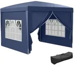 Outsunny - Pavillon - 2.95Lx2.95Wx2.58Hcm - Blau