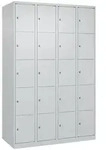 C+P Schlie&szlig;fachschrank Classic PLUS, 4 Abteile, 1850x1200x500mm, 7035/7035