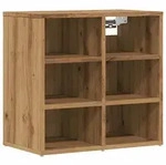 vidaXL Schuhschrank Artisan-Eiche 52x30x50 cm