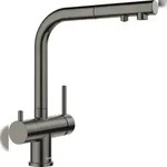 BLANCO GmbH + Co KG BLANCO FONTAS-S II Filter K&uuml;chenarmatur Hochdruck dark steel