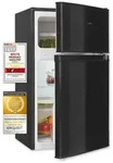 Exquisit Mini K&uuml;hl-Gefrierkombination KGC590-30-E-040E schwarz | Nutzinhalt:...