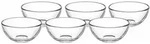 GLASKOCH Leonardo Cucina Schale 6er Set, Sch&uuml;ssel, Sch&auml;lchen, Dekoration, Glas, &Oslash;