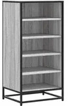 vidaXL Schuhregal Grau Sonoma 48x38x97,5 cm Holzwerkstoff