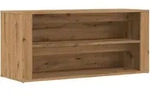 vidaXL Schuhbank Artisan-Eiche 100x35x45 cm Holzwerkstoff