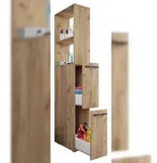 VCM Badm&ouml;bel Hochschrank Sadilo Honig-Eiche H. 183 x B. 25 x T. 50 cm