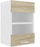 VCM K&uuml;chenm&ouml;bel H&auml;ngeschrank Esilo Wei&szlig; / Sonoma-Eiche H. 60 x B. 40 x T. 31 cm