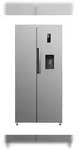 PKM Side by Side K&uuml;hlschrank KHSBS495ENFDIX - 444 L, Wasserspender, Touchcontrol
