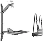 SpeaKa Professional SP-MM-710 1fach Monitor-Wandhalterung 33,0 cm (13") - 68,6 cm