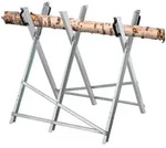 Relaxdays S&auml;gebock, Holzs&auml;gearbeiten, klappbar, S&auml;gegestell f&uuml;r Kettens&auml;gen,