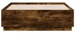 vidaXL Bettgestell R&auml;uchereiche 135x190 cm Holzwerkstoff