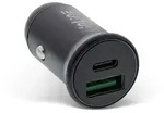InLine&reg; USB KFZ Stromadapter PD, 12/24V USB-A + USB-C, max. 60W, schwarz