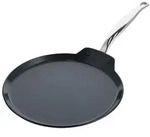 Cr&ecirc;pepfanne Barcelona pro 28 cm aus Keramik - Schwarz Rund Keramik Greenpan