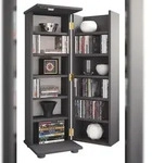 VCM CD / DVD Media Regal Engalo Anthrazit H. 93 x B. 31 x T. 31 cm