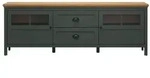 Ebuy24 Stanton TV Tisch gr&uuml;n, Eiche dekor.