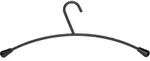 MAUL Kleiderb&uuml;gel, Metall, 46 x 19 cm, schwarz, 5 St&uuml;ck/Pack