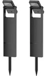 Lumisky BRITY Verstellbare Solar-Pollerleuchten H49CM Plastik Schwarz