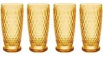 Villeroy & Boch Boston Coloured Longdrinkglas 400 ml Saffron 4er Set
