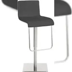 CLP Barhocker Limon Kunstleder grau/edelstahl