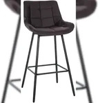 CLP Barhocker Weston braun/Kunstleder