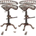 CLP 2er Set Barhocker Butch bronze