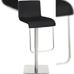 CLP Barhocker Limon Kunstleder schwarz/edelstahl