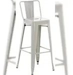 CLP Metall Barhocker Mason silber