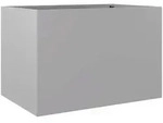 vidaXL Pflanzk&uuml;bel Silbern 62x47x46 cm Verzinkter Stahl