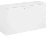 vidaXL Schuhbank Hochglanz-Wei&szlig; 80 x 24 x 45 cm Holzwerkstoff