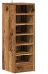 vidaXL Schuhschrank Altholz-Optik 32x35x92 cm Holzwerkstoff