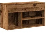 vidaXL Schuhbank Altholz-Optik 80x30x45 cm Holzwerkstoff